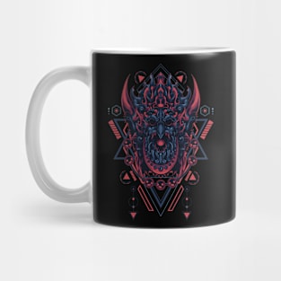 Demon's head 3 - Sacred Geometry Mug